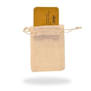 Visiting Card + Cotton Mini Jute Pouch