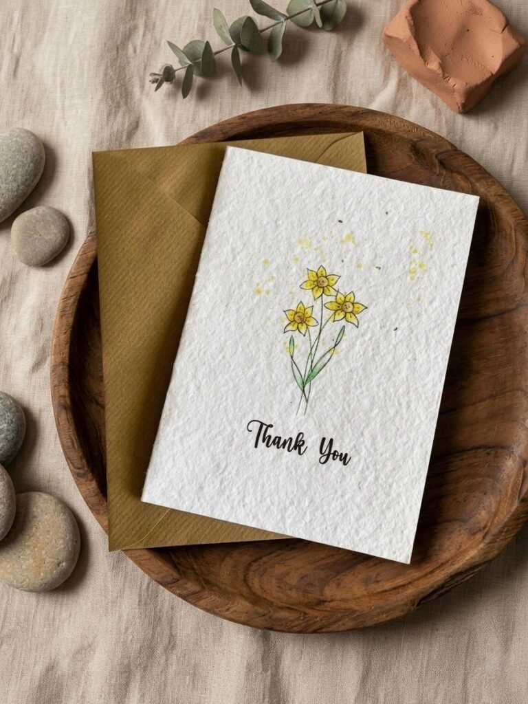 Plantable Thank You Cards
