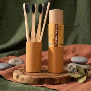 Bamboo Toothbrush, Charcoal Bristle